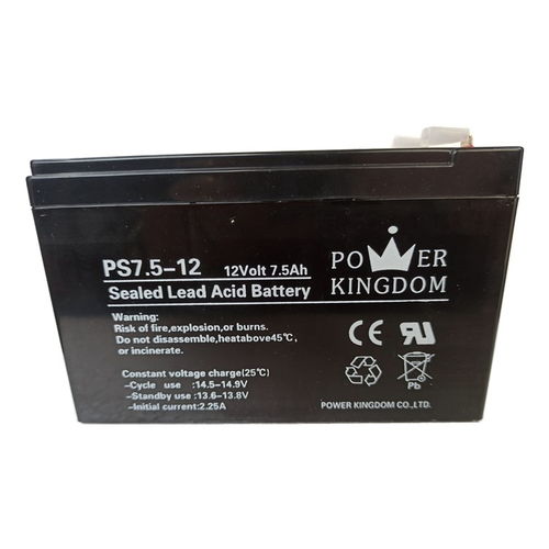 POER KINGDOM蓄电池PS12 12 三力12V12AH应急照明